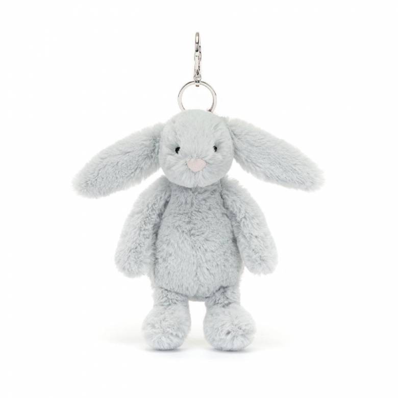 Bashful Bunny In Silver Bag Charm By Jellycat 1+