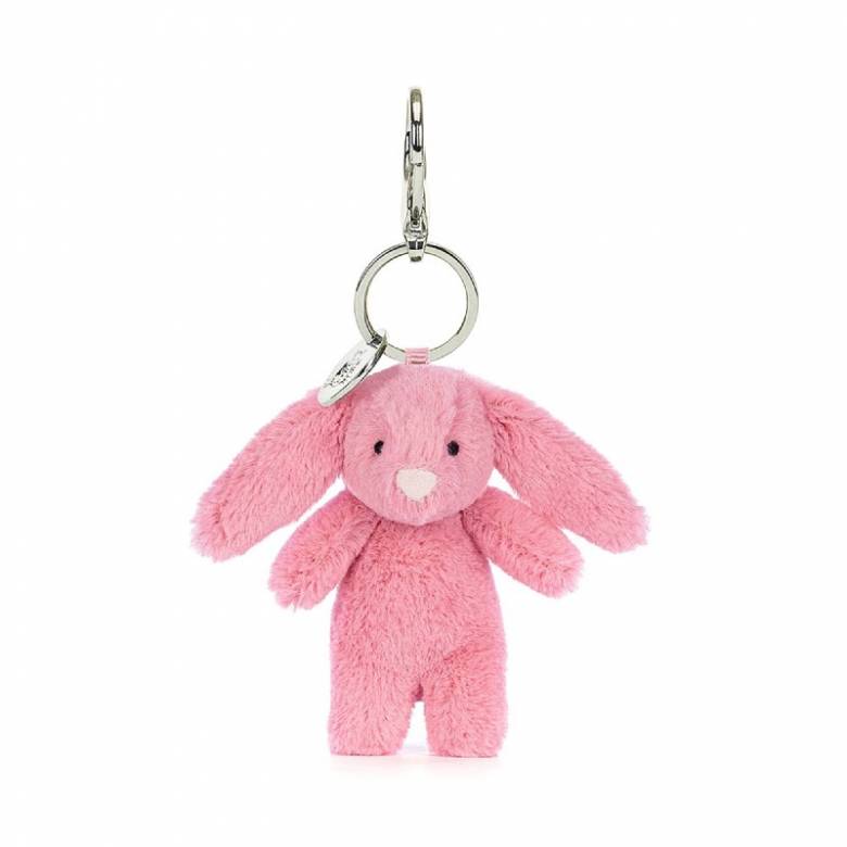 Bashful Bunny Pink Bag Charm By Jellycat 3+