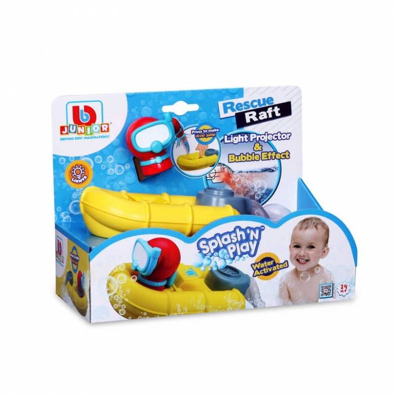 BB Junior Splash N Play Rescue Raft Boat Bath Toy 2+