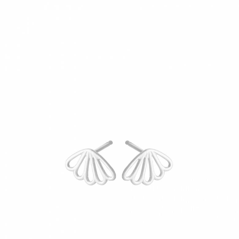 Bellis Stud Earrings In Silver By Pernille Corydon