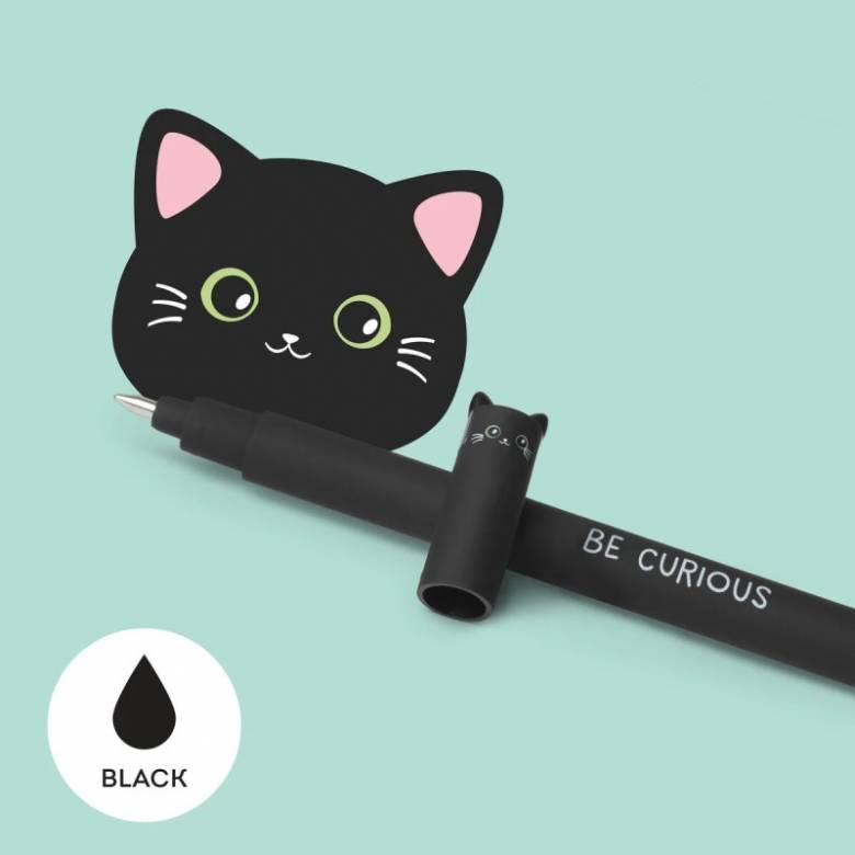 Black Cat - Legami Erasable Gel Pen