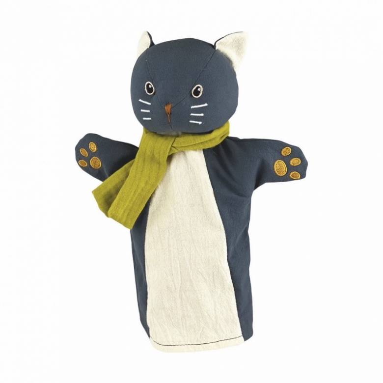 Black Cat - Small Cotton Handpuppet 0+