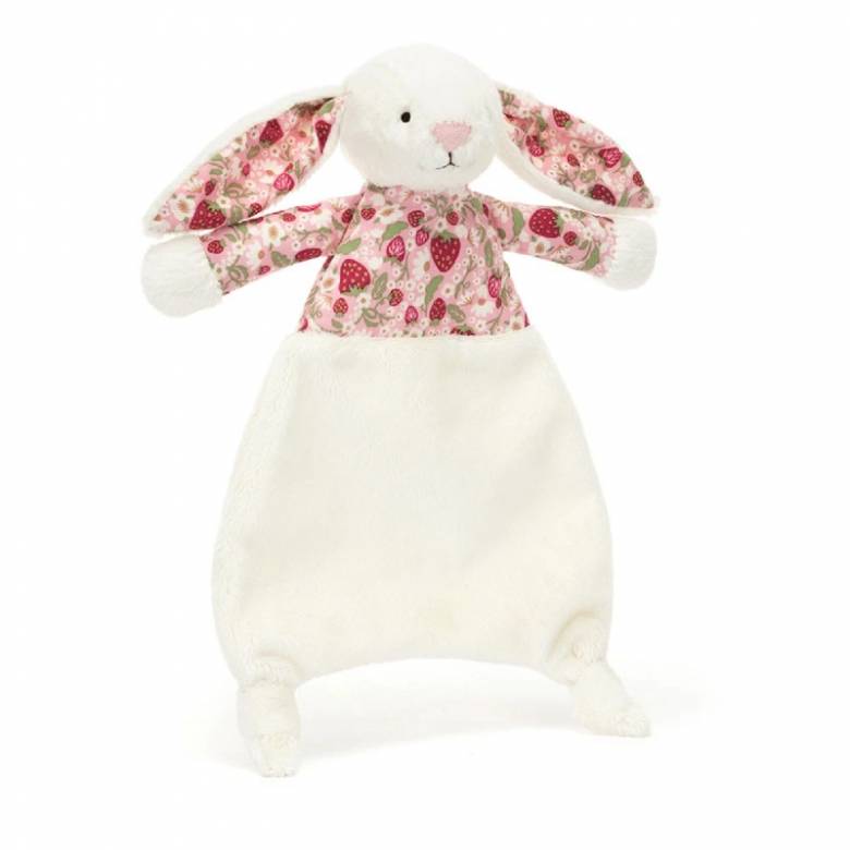 Blossom Cream Bunny 'Berry' Comforter By Jellycat 0+