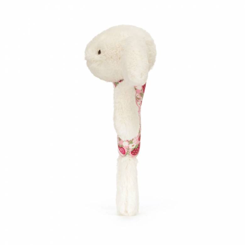 Blossom Cream Bunny 'Berry' Ring Rattle By Jellycat 0+