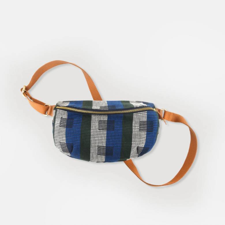 Blue Chiara Pina Crossbody Bag