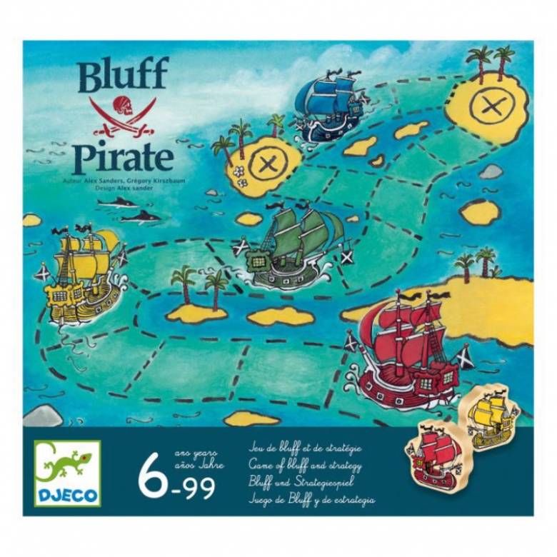 Bluff Pirate - Strategy Game By Djeco 6+