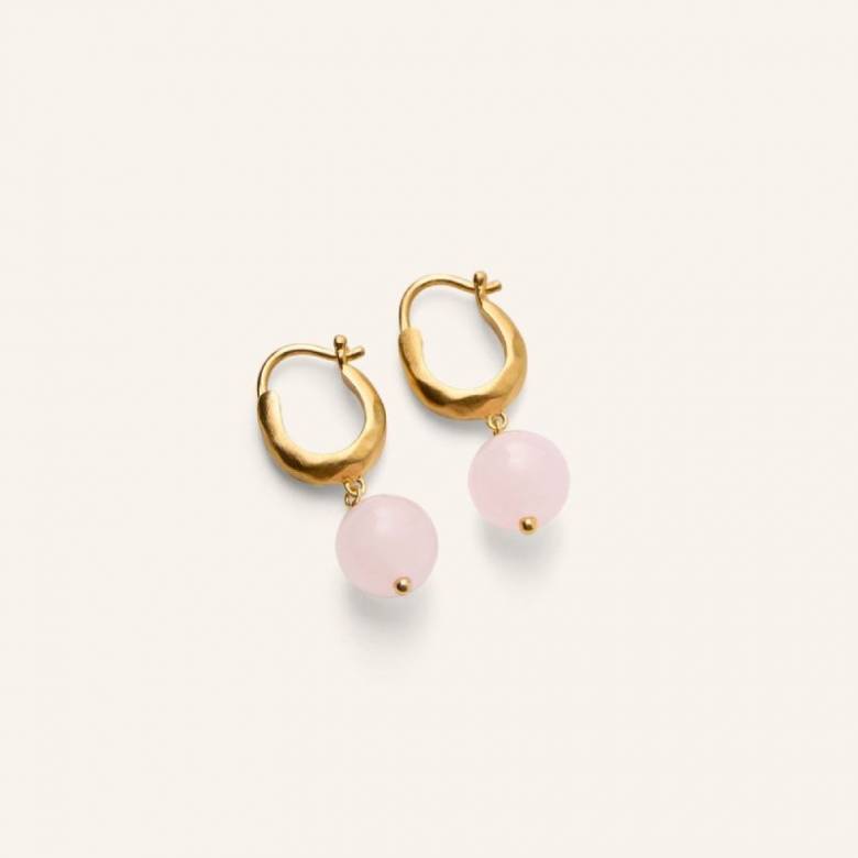 Blush Earrings In Gold By Pernille Corydon