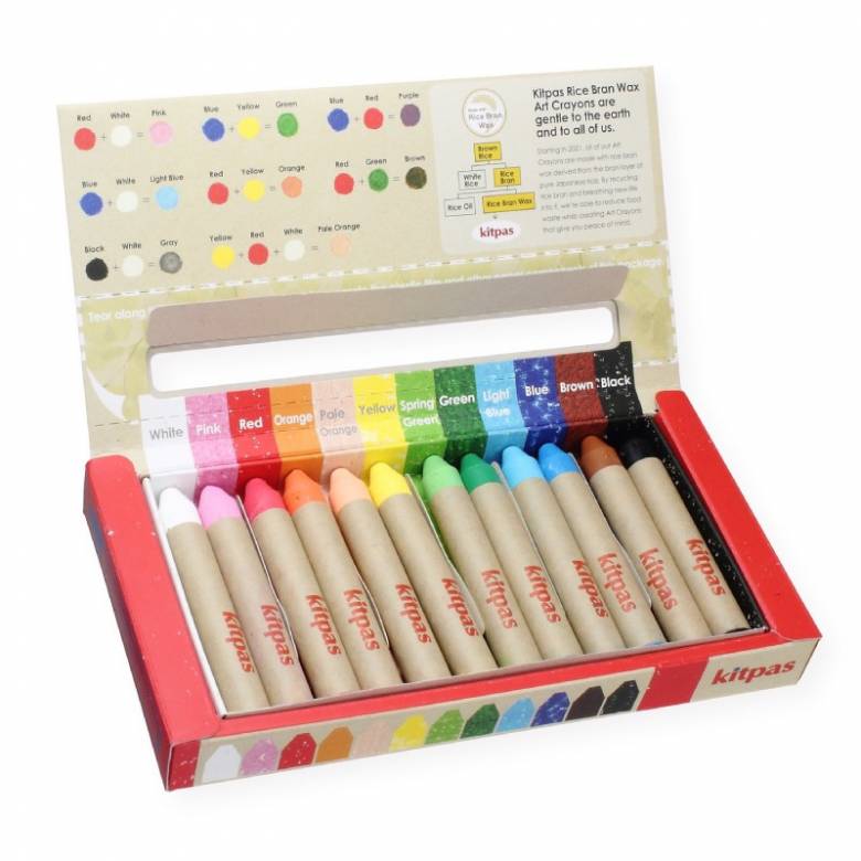 Box Of 12 Crayons By Kitpas