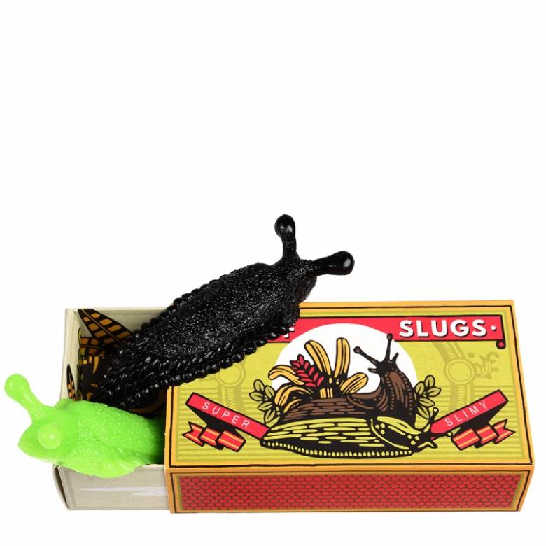 Box Of 2 Slimy Slugs Joke Toy 3+