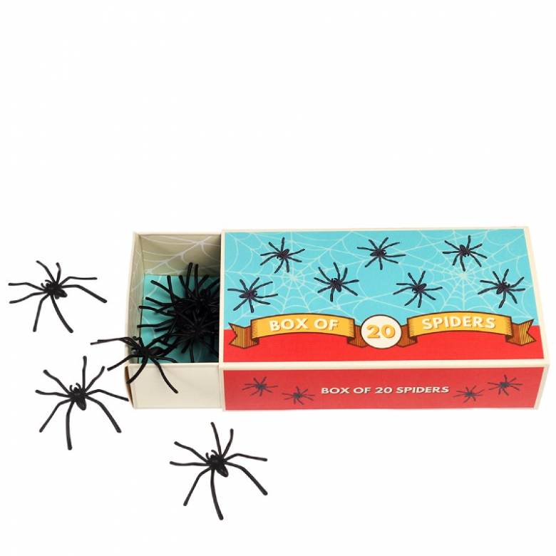 Box Of 20 Spiders Joke Toy 3+