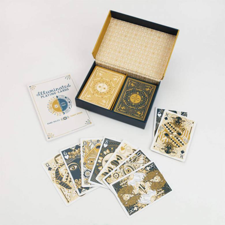 Boxed Set Of Illuminated Playing Cards
