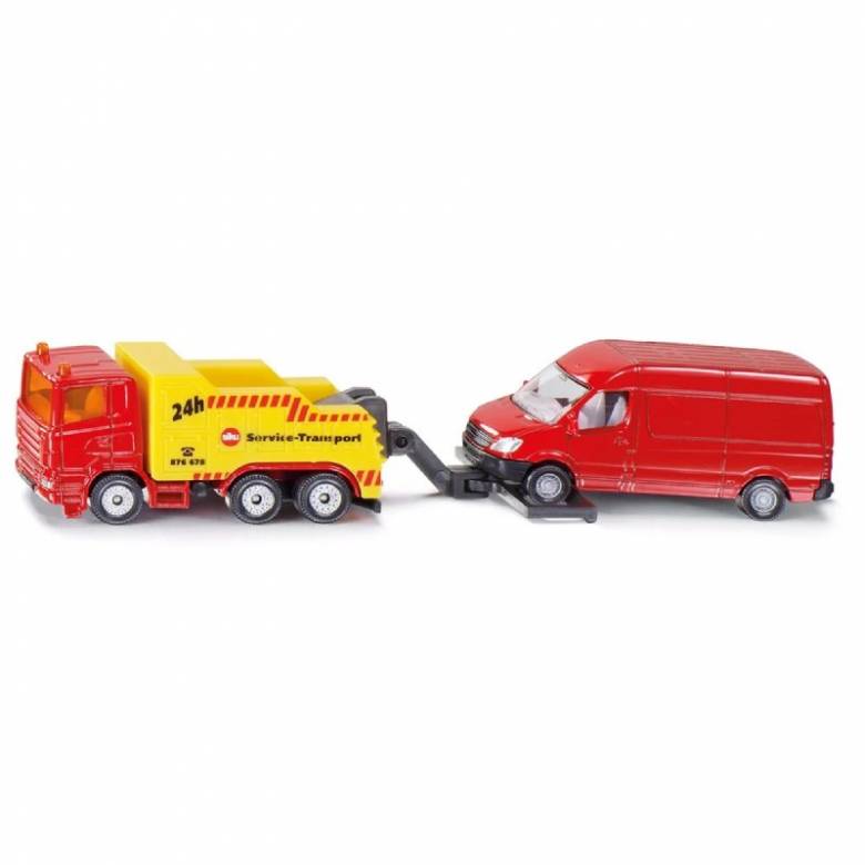 Breakdown Truck With Van - Double Die-Cast Toy Vehicle 1667 3+