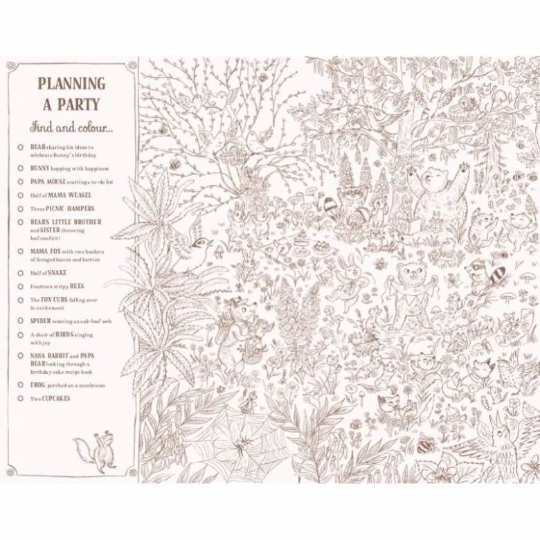 Brown Bear Wood Colouring & Spotting Book
