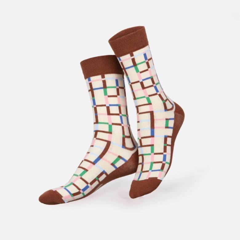 Caffe Latte - Pair Of Novelty Socks