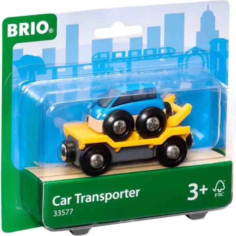 Car Transporter By Brio Wooden Railway 3+