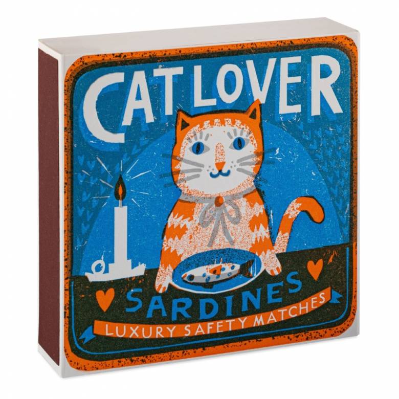 Cat Lover - Square Box Of Safety Matches