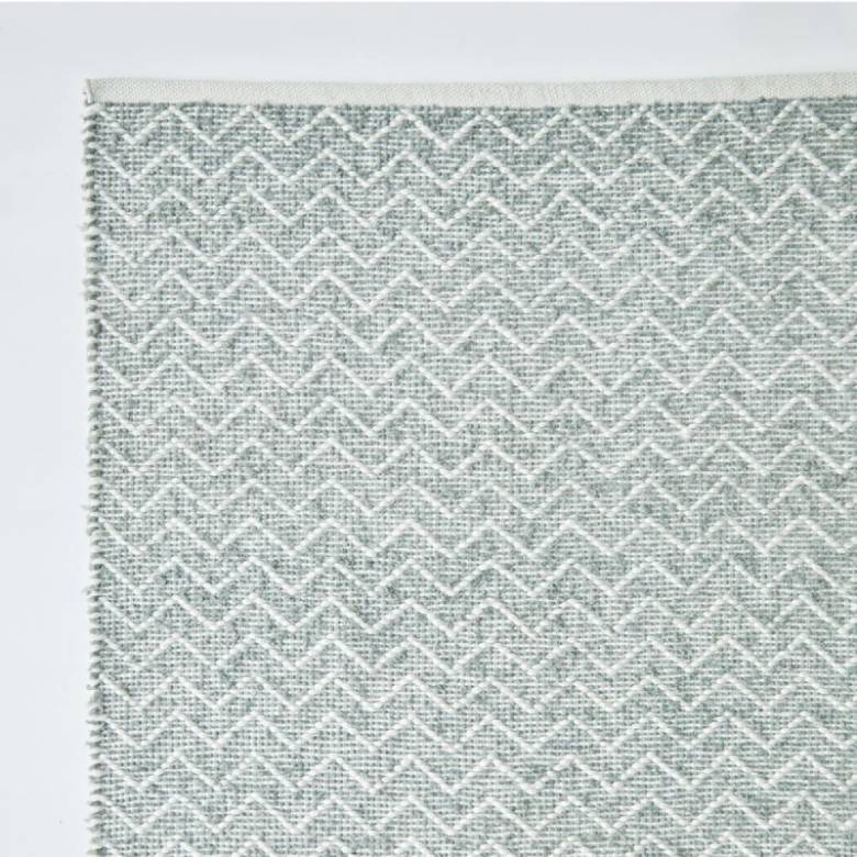 Chenille In Dove Grey 90x60cm Recycled Bottle Rug