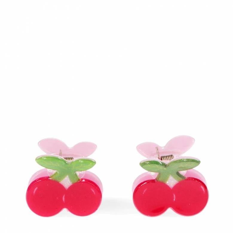 Cherries - Pair Of Claw Hair Clips