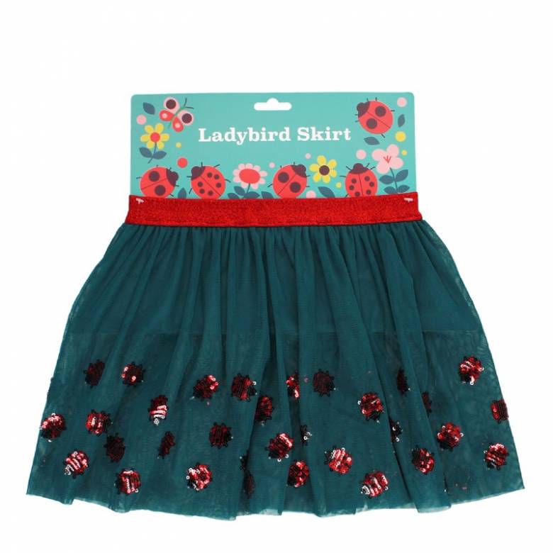 Children's Blue Ladybird Skirt 3+