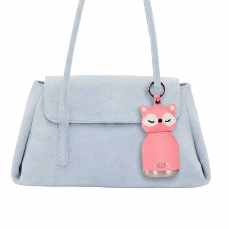 Children's Mini Water Bottle - Pink Fox