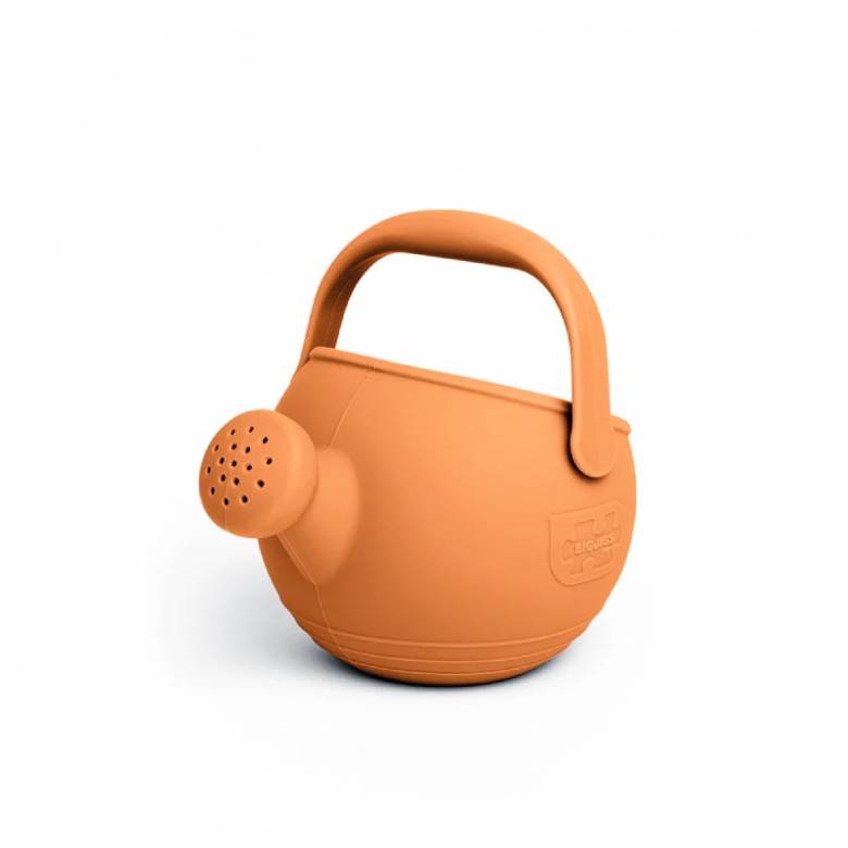 Children's Silicone Watering Can In Apricot Orange 18m+