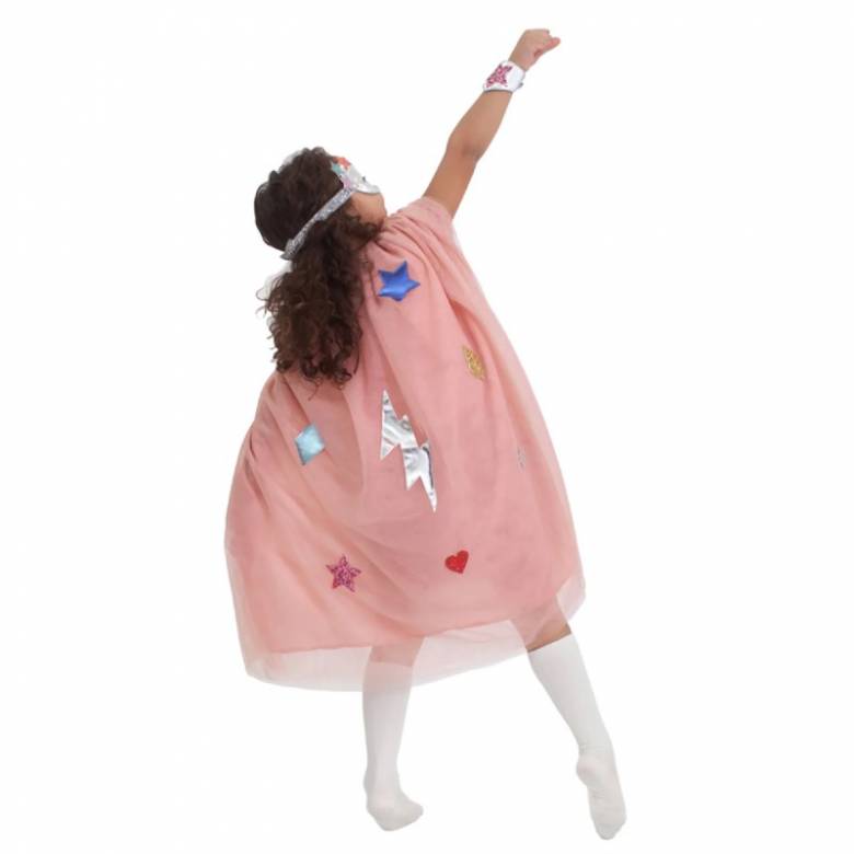 Children's Pink Superhero Fancy Dress Costume 3-6