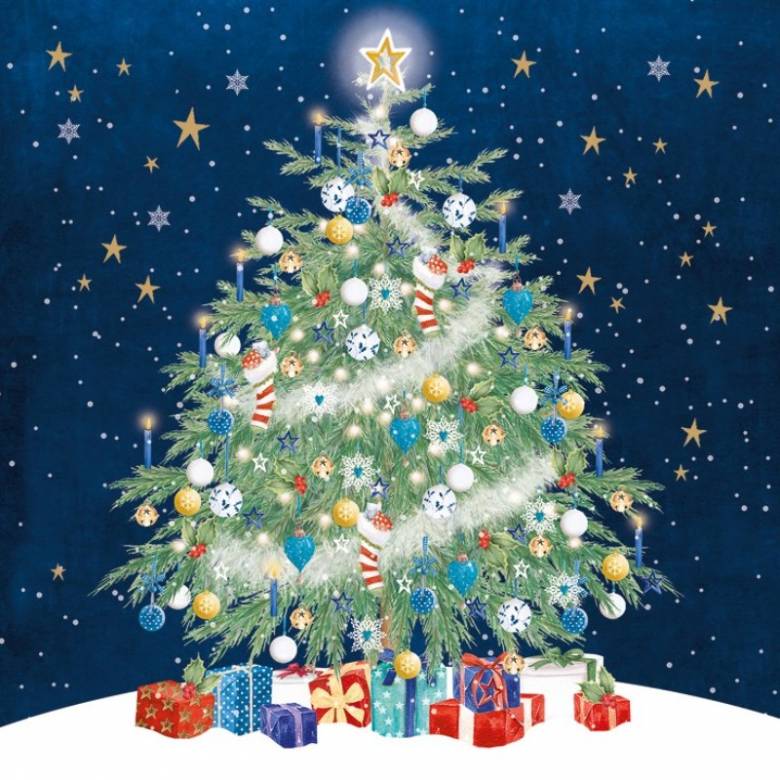 Christmas Tree - Pack Of 6 Christmas Cards