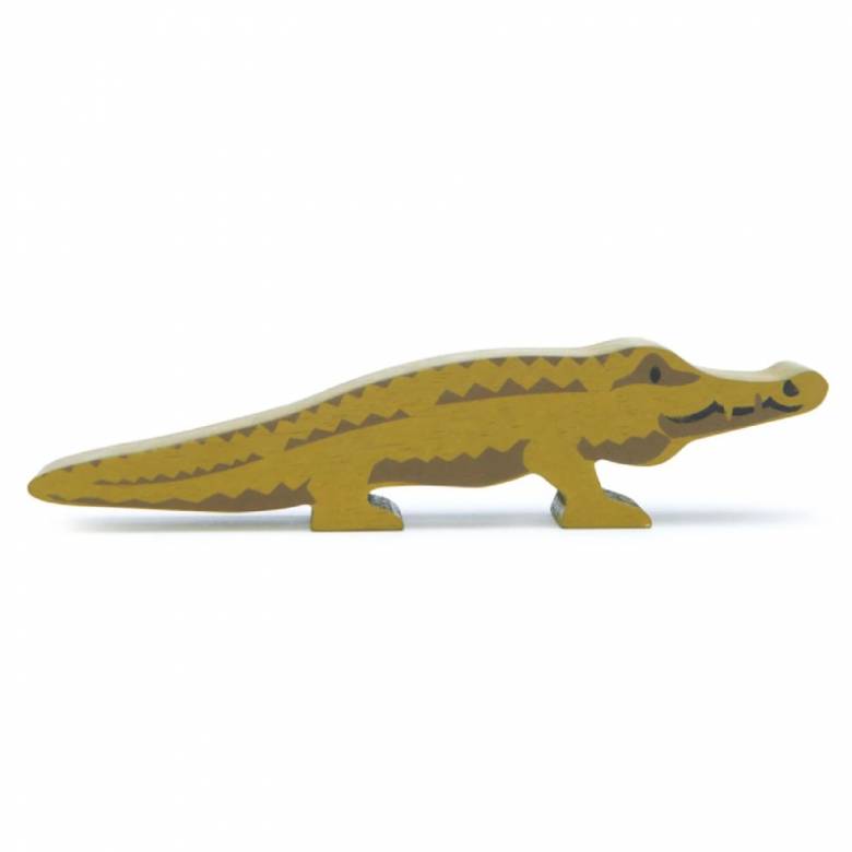 Chunky Wooden Crocodile Figure 3+