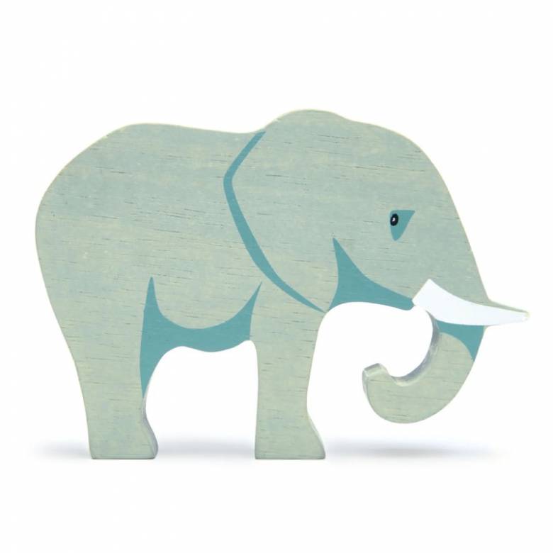 Chunky Wooden Elephant Figure 3+