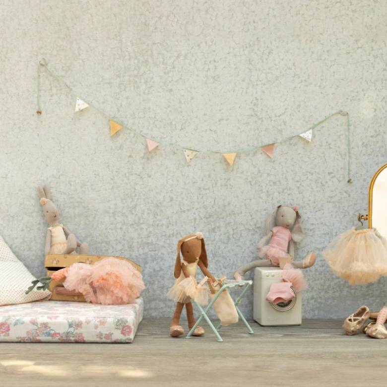 Classic Bunny In Pink Ballet Suit Size 2 Soft Toy By Maileg 0+