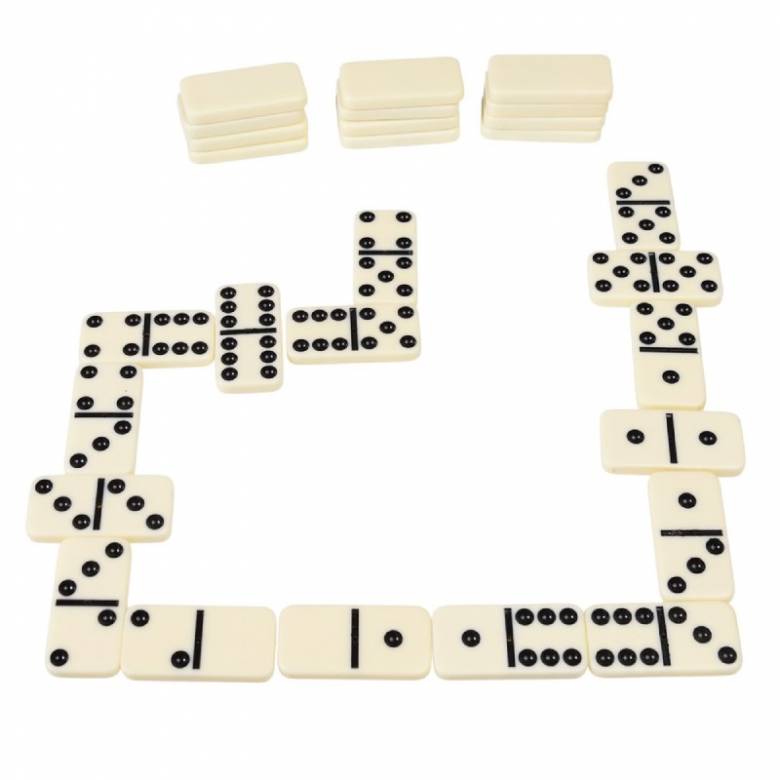 Classic Set Of Dominoes In Wild Bear Tin