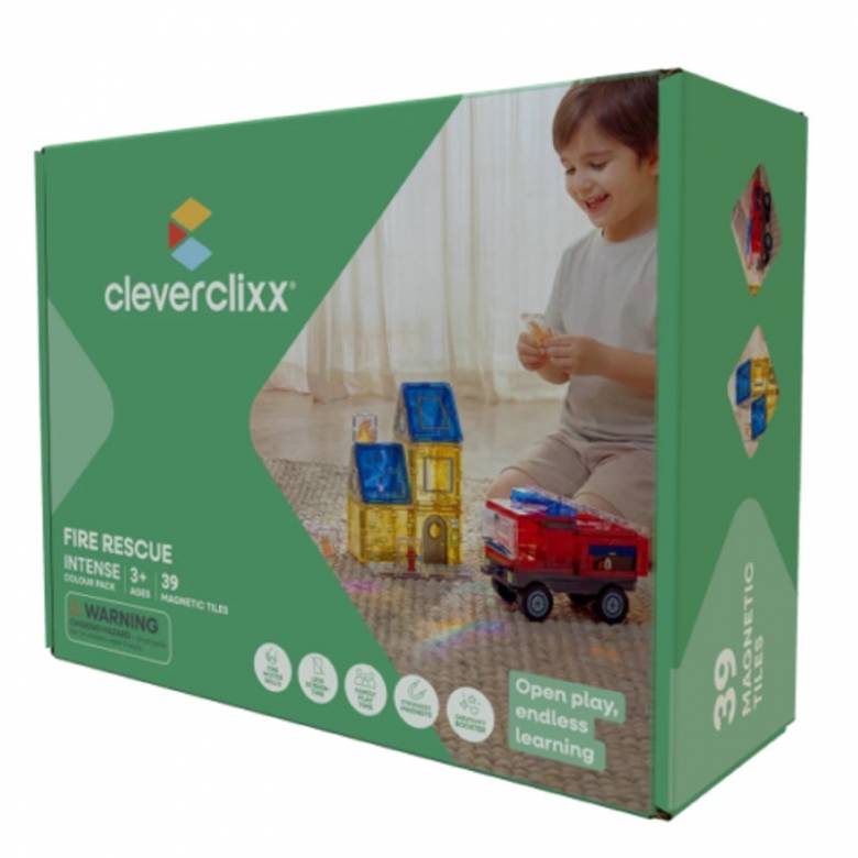 Cleverclixx Fire Rescue Pack 39 Pieces 3+