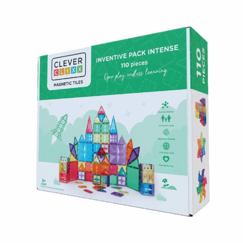 Cleverclixx Inventive Pack In Intense Colours 110 Pieces 3+