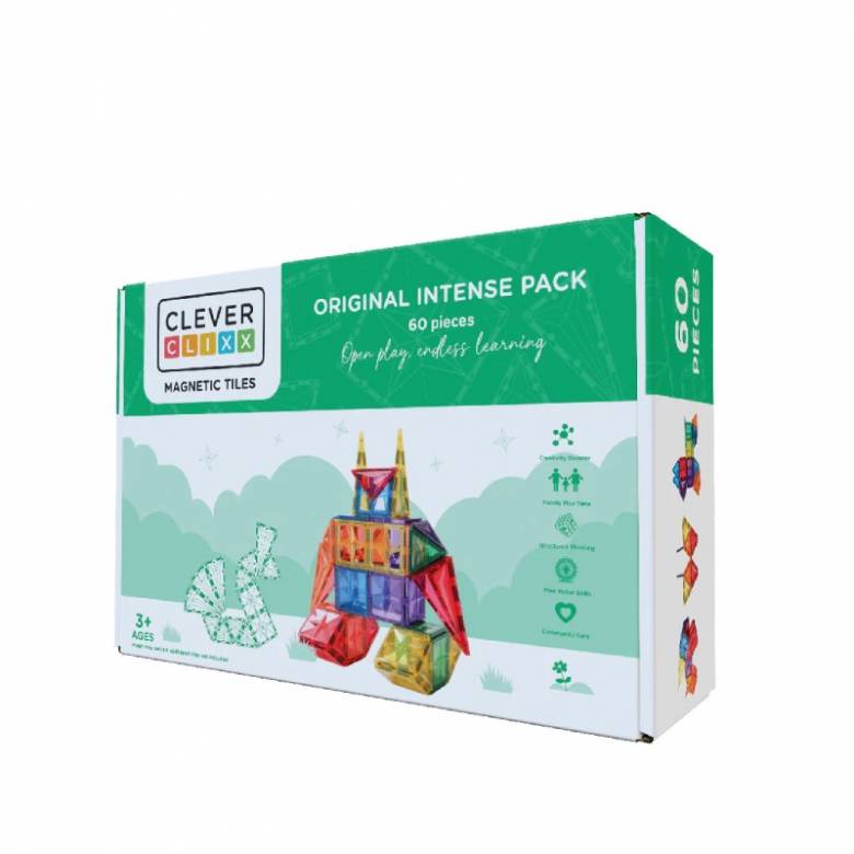 Cleverclixx Original Intense Colours Pack 60 Pieces 3+