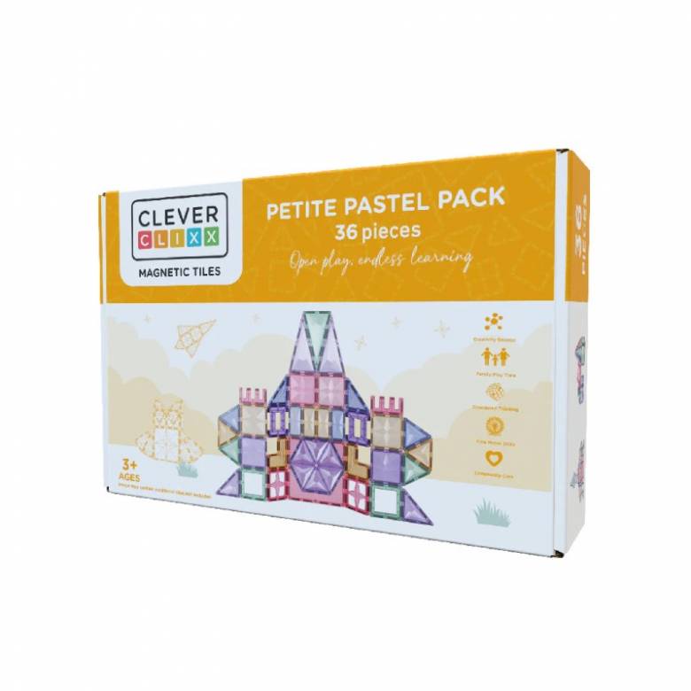 Cleverclixx Petite Pastel Colours Pack 36 Pieces 3+