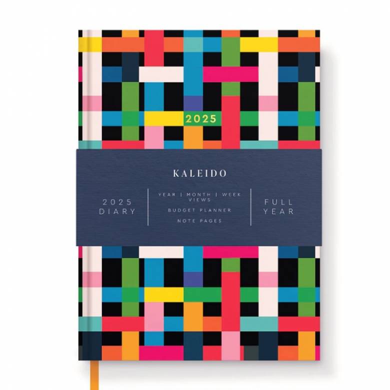 Colourful Plaid 2025 Diary A5