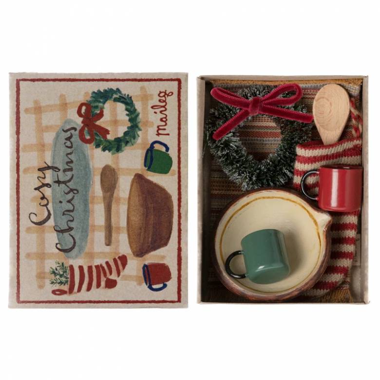 Cozy Christmas Miniature Toy Set By Maileg 3+