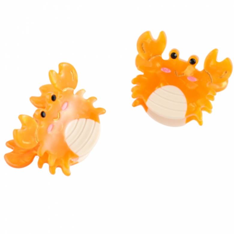 Crab - Pair Of Claw Hair Clips
