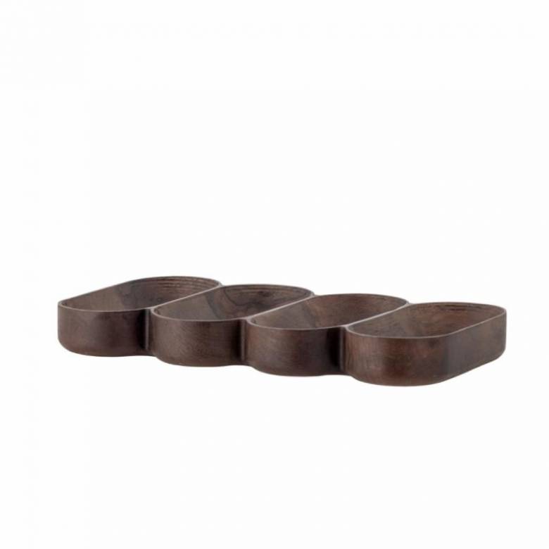 Curved Mango Wood Serving Tray