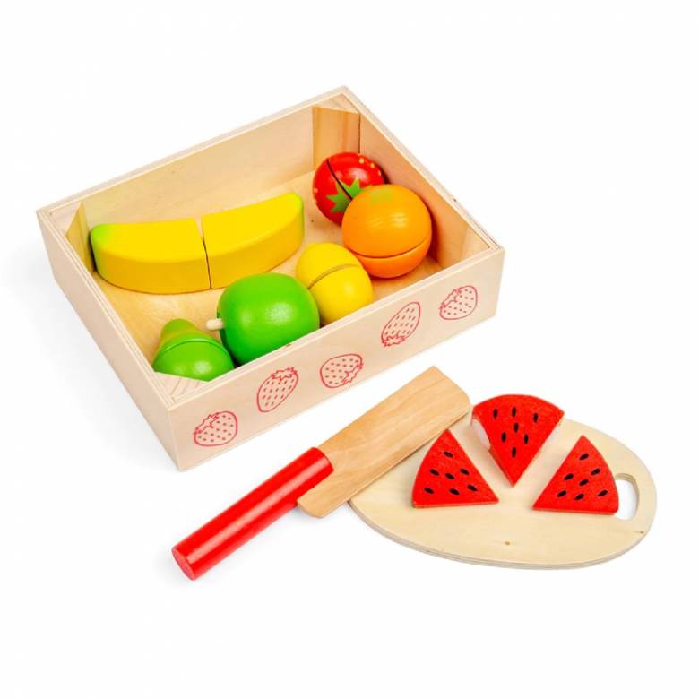 Cutting Fruit Wooden Food In Wooden Box 18m+