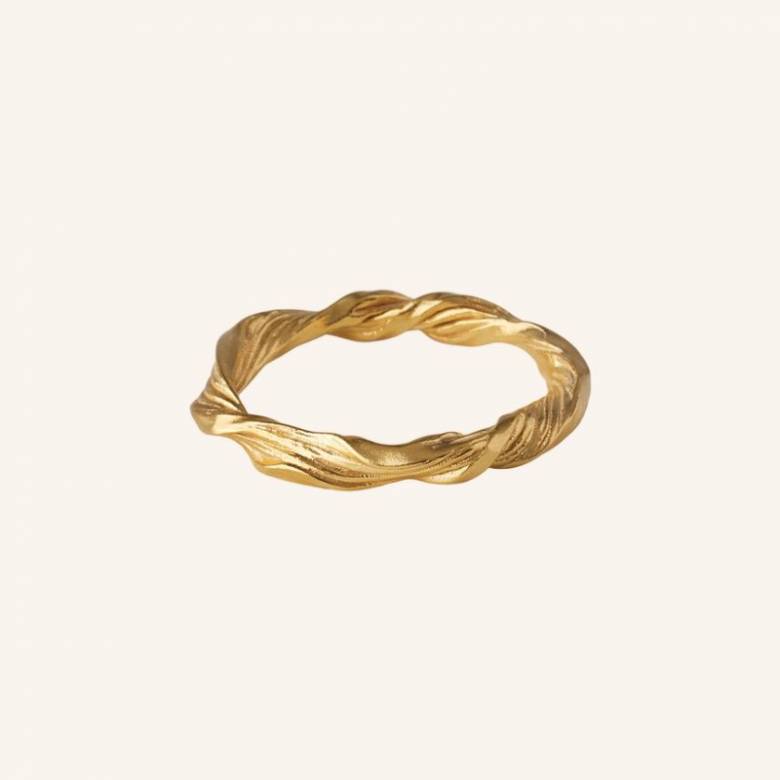 Dancing Wave Ring In Gold S52 By Pernille Corydon