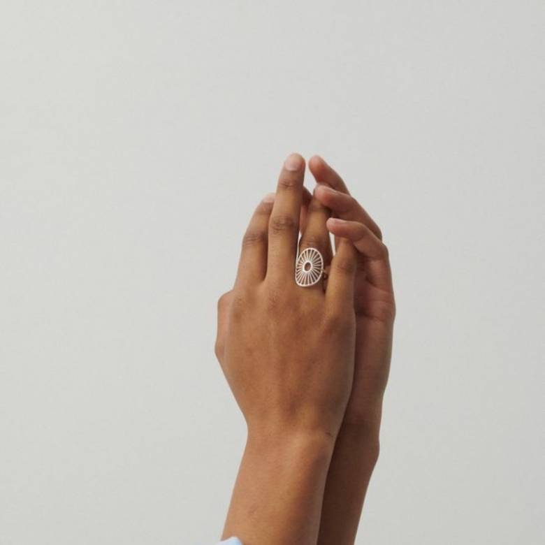 Daylight Signature Ring In Silver s52 By Pernille Corydon