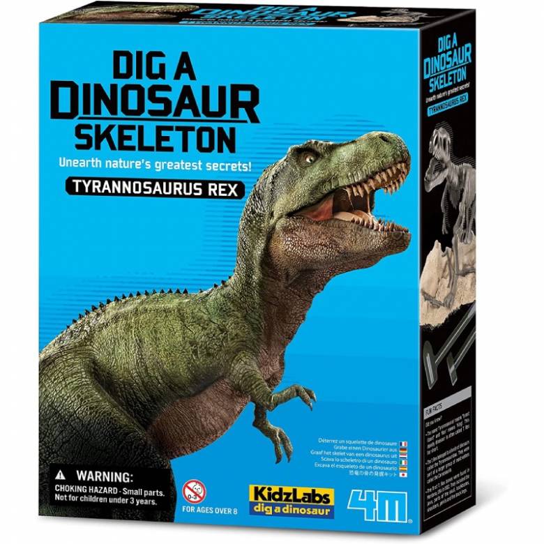 Dig A Tyrannosaurus-Rex Skeleton Kit - Kidz Labs 8+