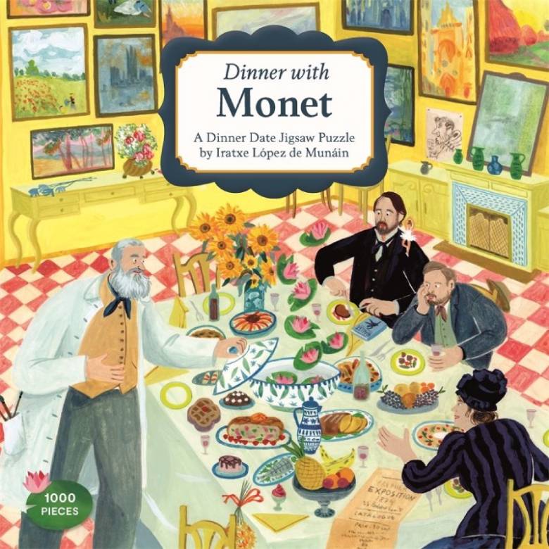 Dinner With Monet - 1000 Piece Jigsaw Puzzle