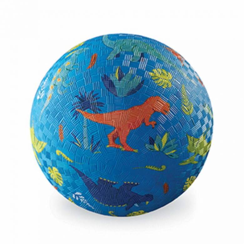 Dinosaur Blue - Large Rubber Picture Ball 18cm