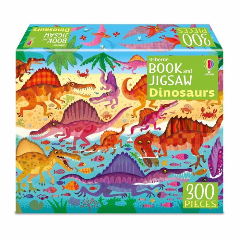 Dinosaurs - 300 Piece Jigsaw Puzzle & Book