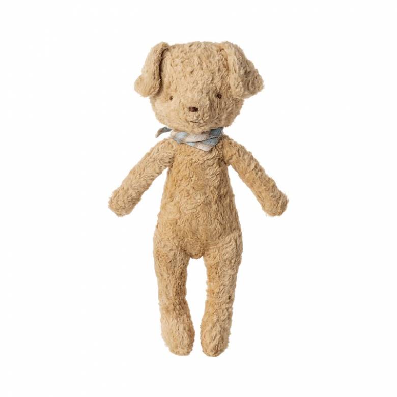 Dog With Scarf In Sand Soft Toy By Maileg 0+