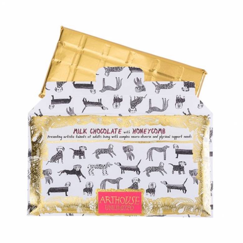 Dogalicious - Milk Chocolate with Honeycomb Bar 100g