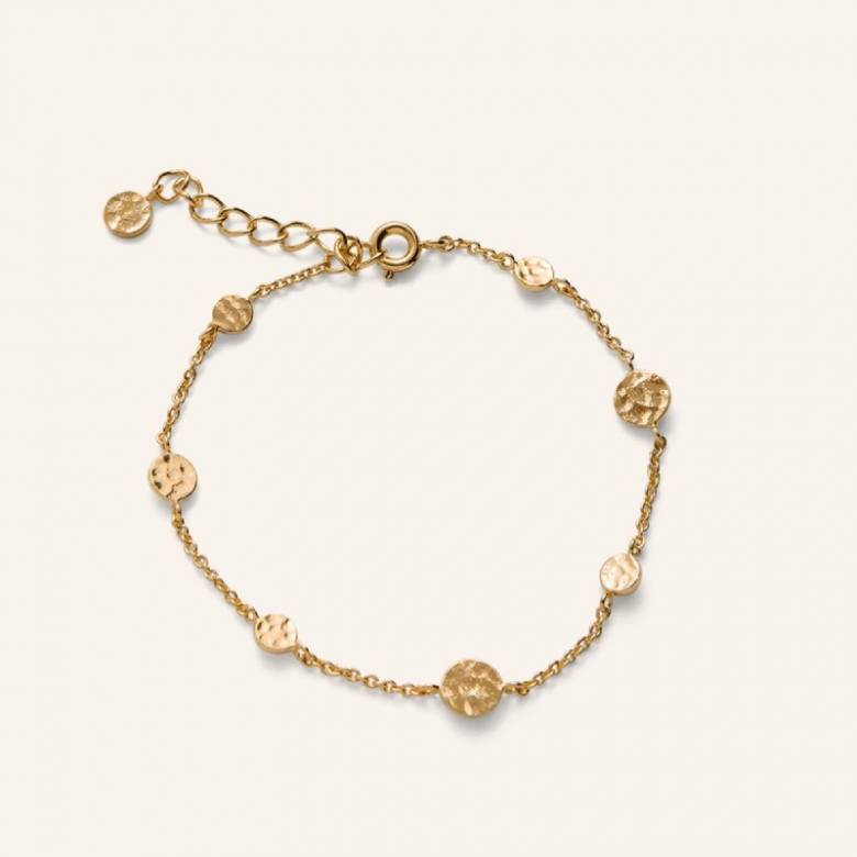 Dot Bracelet In Gold By Pernille Corydon