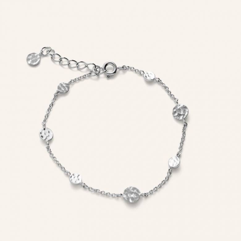 Dot Bracelet In Silver By Pernille Corydon